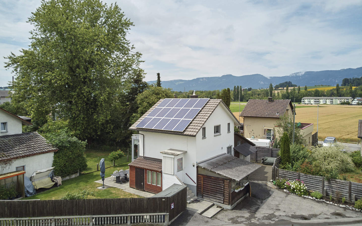 Einfamilienhaus mit Photovoltaik-Anlage
