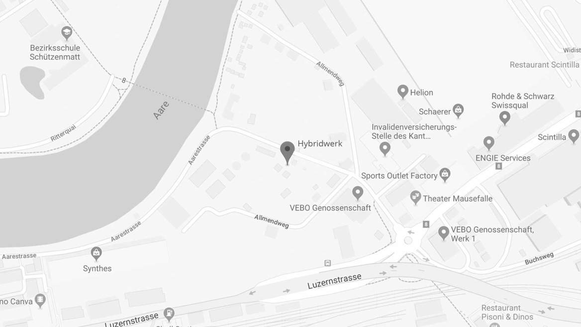 Google Maps Bild vom Hybridwerk Aarmatt